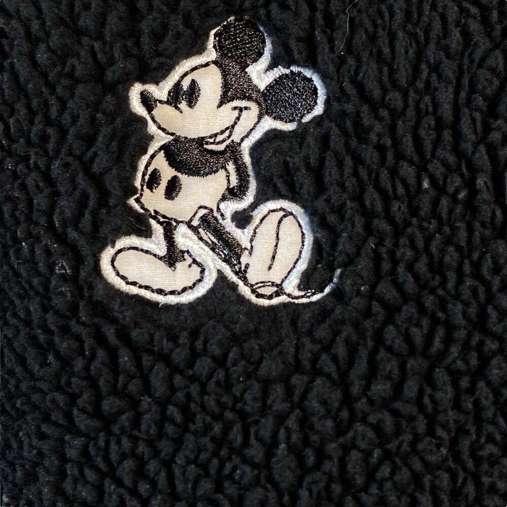 Disneyland Faux Fur Sherpa Embroidered Jacket - Picture 4 of 9